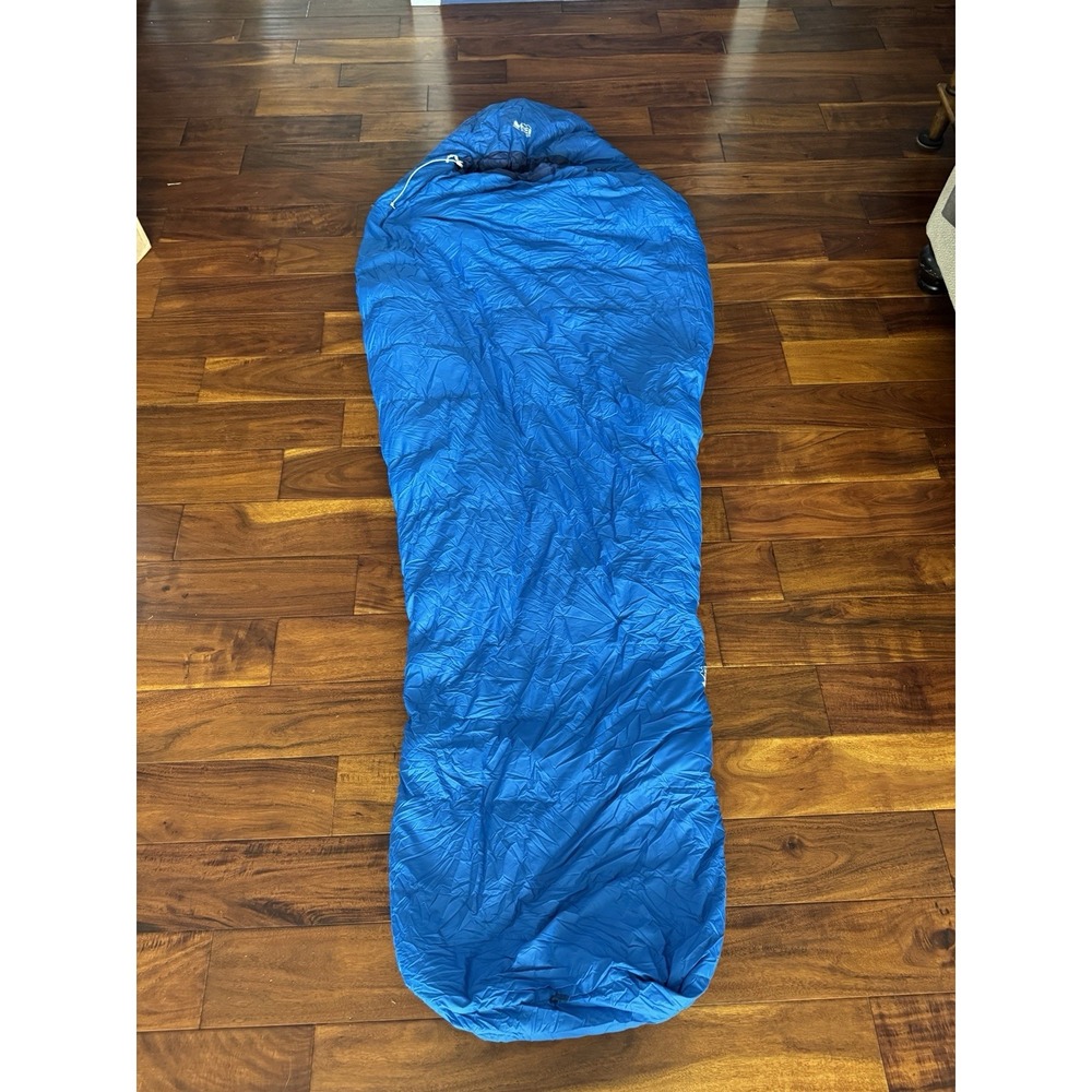 REI Co op Radiant 19F Regular Sleeping Bag Blue Camping‎ Hiking